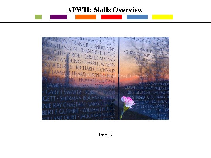 APWH: Skills Overview Doc. 3 