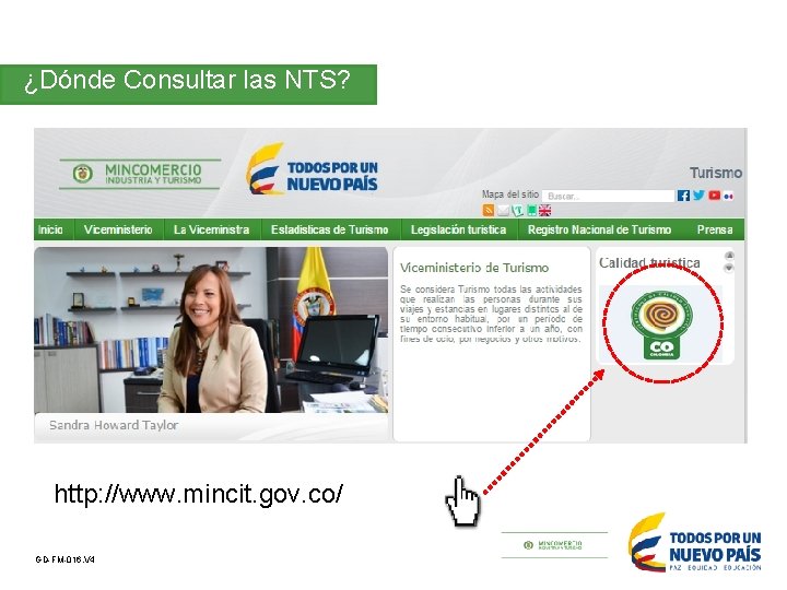 ¿Dónde Consultar las NTS? http: //www. mincit. gov. co/ GD-FM-016. V 4 