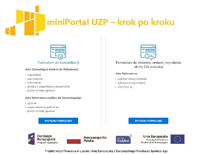 mini. Portal UZP – krok po kroku 