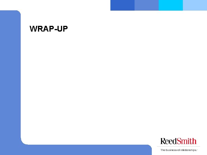 WRAP-UP 