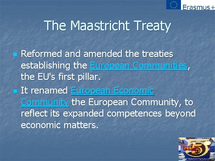 Knowledge Base International Ltd Maastricht Treaty the Treaty