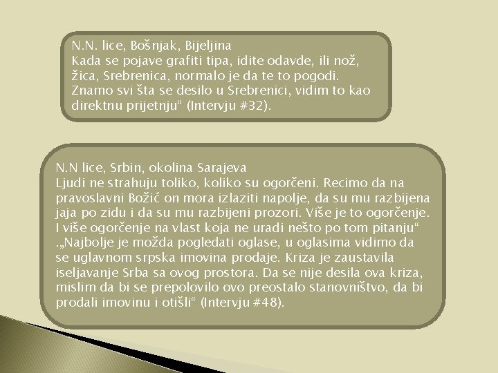 N. N. lice, Bošnjak, Bijeljina Kada se pojave grafiti tipa, idite odavde, ili nož, N. N. lice, Bošnjak, Bijeljina Kada se pojave grafiti tipa, idite odavde, ili nož,