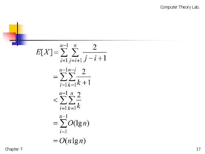 Computer Theory Lab. Chapter 7 17 