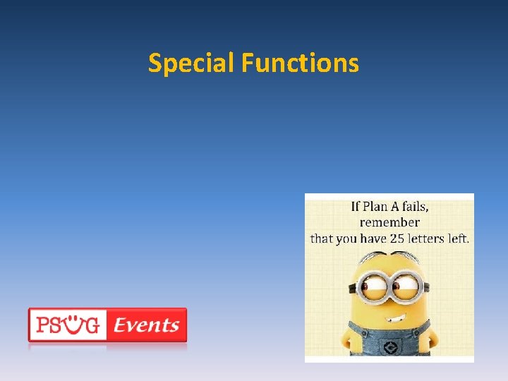 Special Functions 