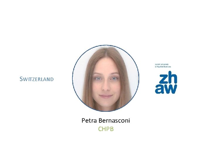 SWITZERLAND Petra Bernasconi CHPB 