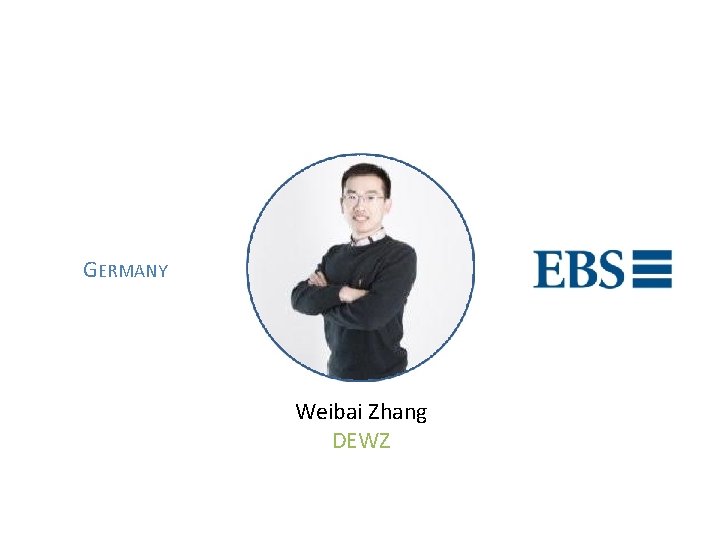 GERMANY Weibai Zhang DEWZ 