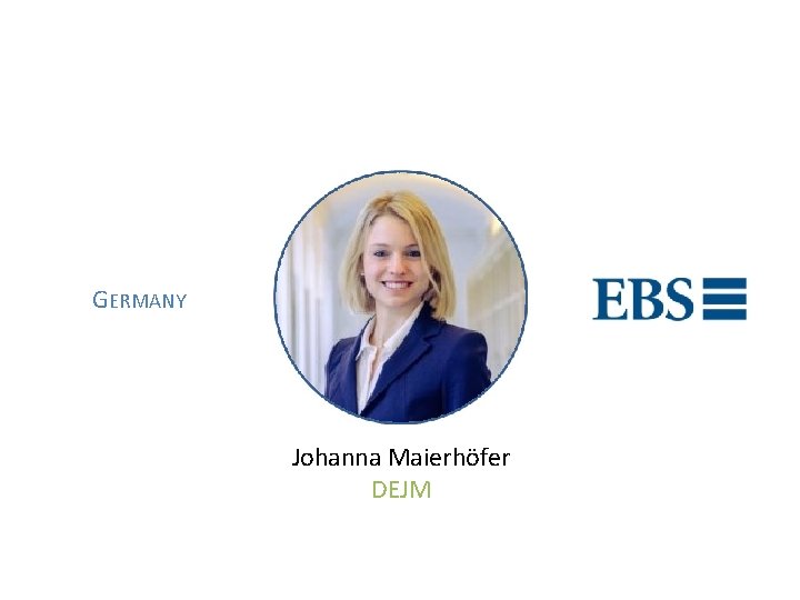 GERMANY Johanna Maierhöfer DEJM 