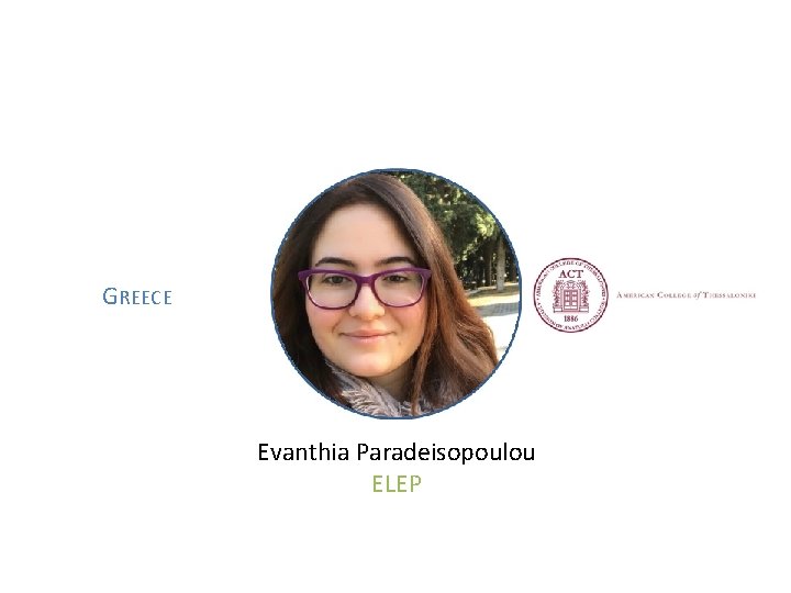 GREECE Evanthia Paradeisopoulou ELEP 