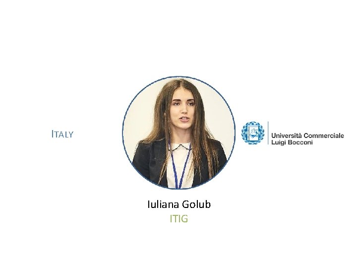 ITALY Iuliana Golub ITIG 