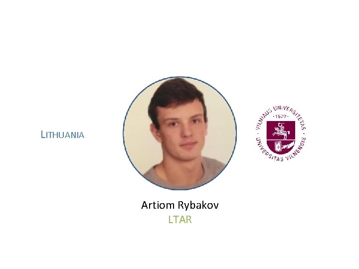 LITHUANIA Artiom Rybakov LTAR 