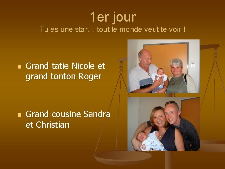 1 er jour Tu es une star… tout le monde veut te voir ! 1 er jour Tu es une star… tout le monde veut te voir !