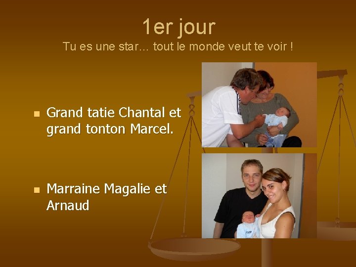 1 er jour Tu es une star… tout le monde veut te voir !