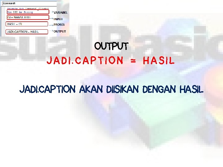 OUTPUT JADI. CAPTION = HASIL JADI. CAPTION AKAN DIISIKAN DENGAN HASIL 