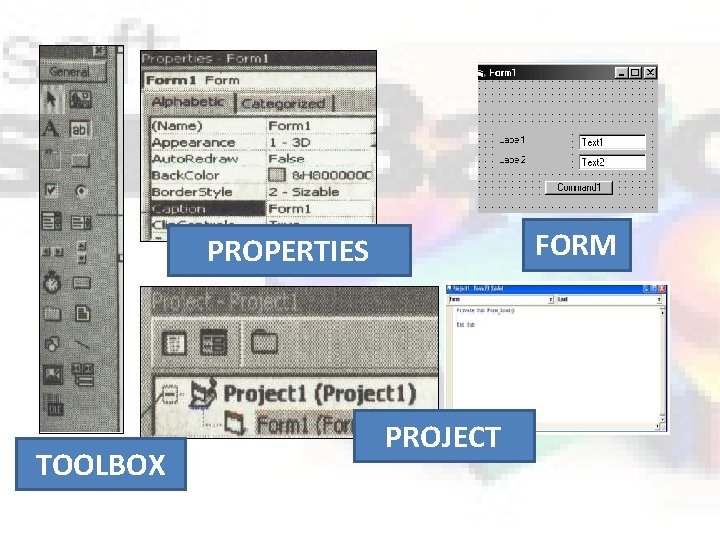 FORM PROPERTIES TOOLBOX PROJECT 
