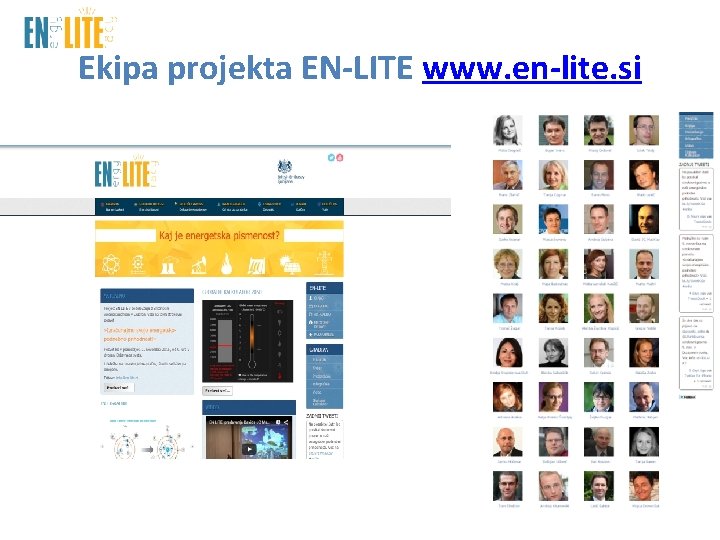 Ekipa projekta EN-LITE www. en-lite. si 
