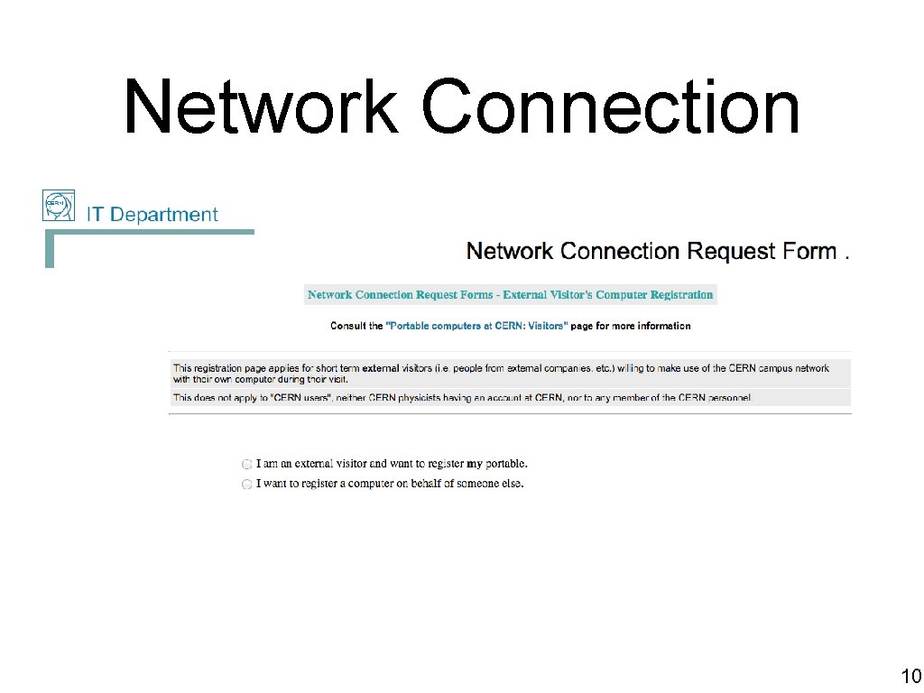 Network Connection 10 