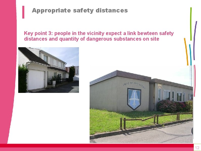 Appropriate safety distances Key point 3: people in the vicinity expect a link bewteen