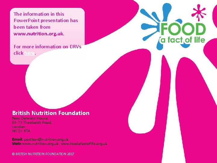 The information in this Power. Point presentation has been taken from www. nutrition. org. The information in this Power. Point presentation has been taken from www. nutrition. org.