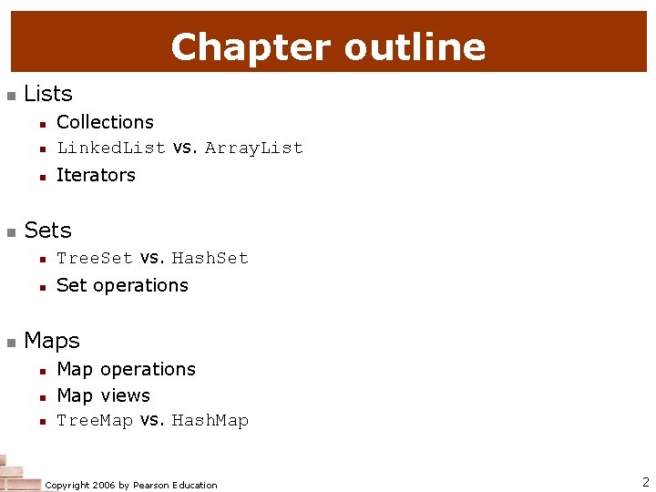 Chapter outline n Lists n Collections Linked. List vs. Array. List n Iterators n