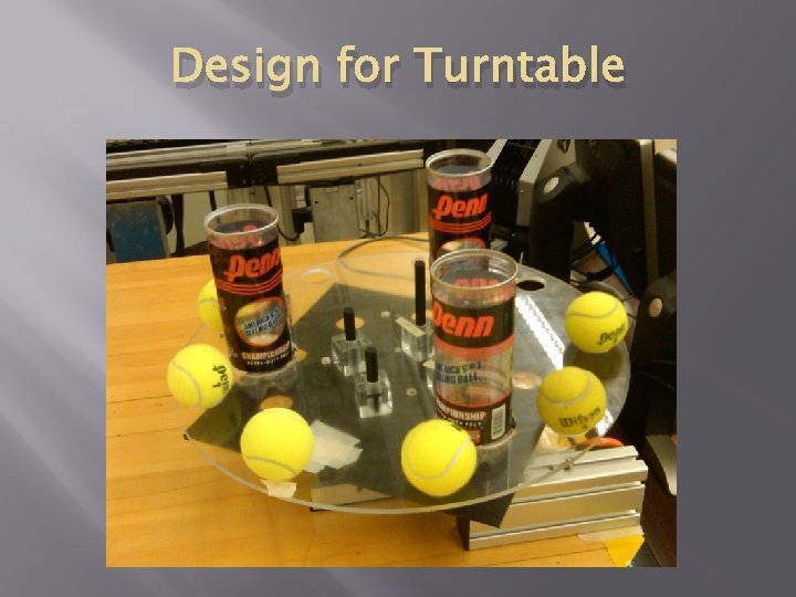 Design for Turntable 