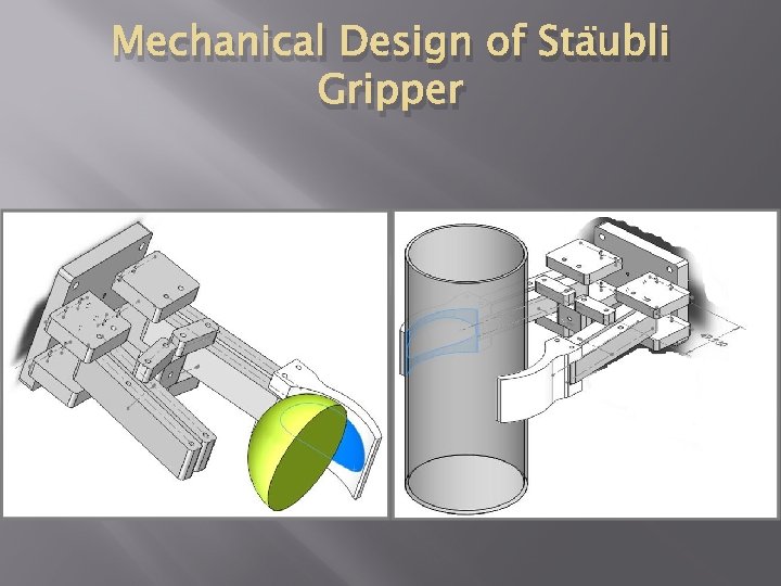 Mechanical Design of Stäubli Gripper 