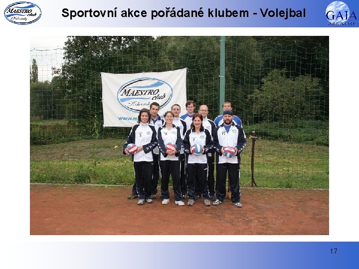 Sportovní akce pořádané klubem - Volejbal 17 