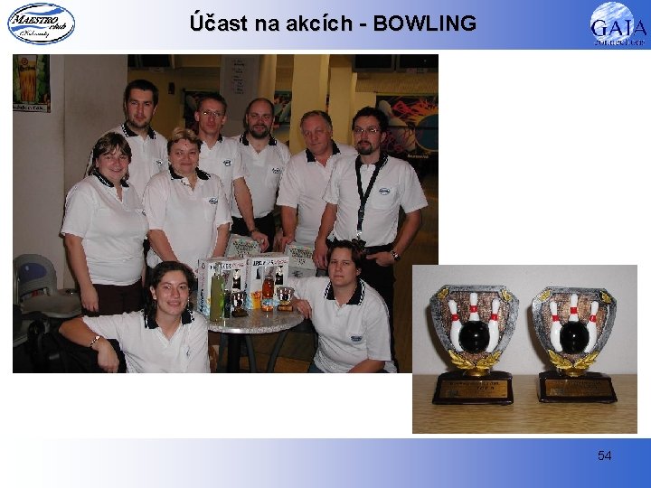 Účast na akcích - BOWLING ABL 2006 PODZIM 54 