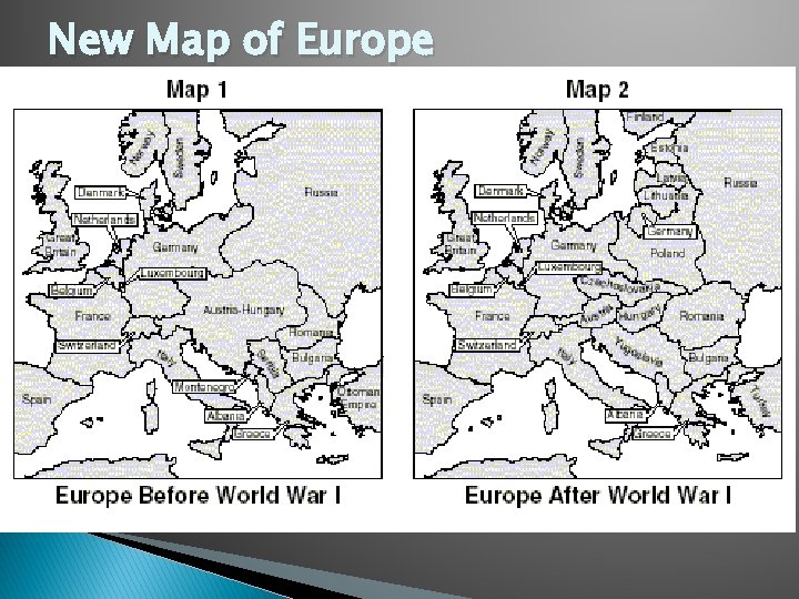 New Map of Europe 