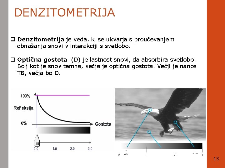 DENZITOMETRIJA q Denzitometrija je veda, ki se ukvarja s proučevanjem obnašanja snovi v interakciji