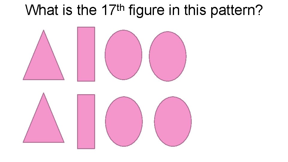 What is the th 17 figure in this pattern? 