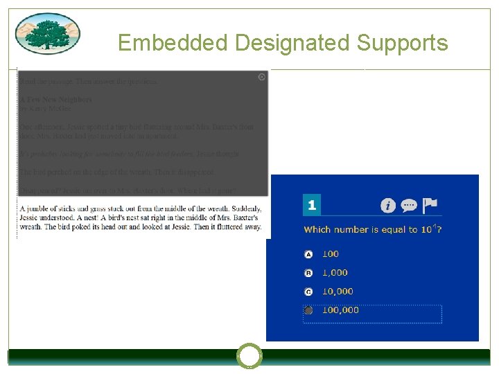 Embedded Designated Supports 