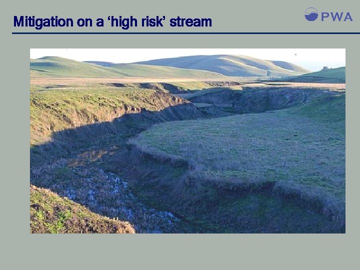 Mitigation on a ‘high risk’ stream 