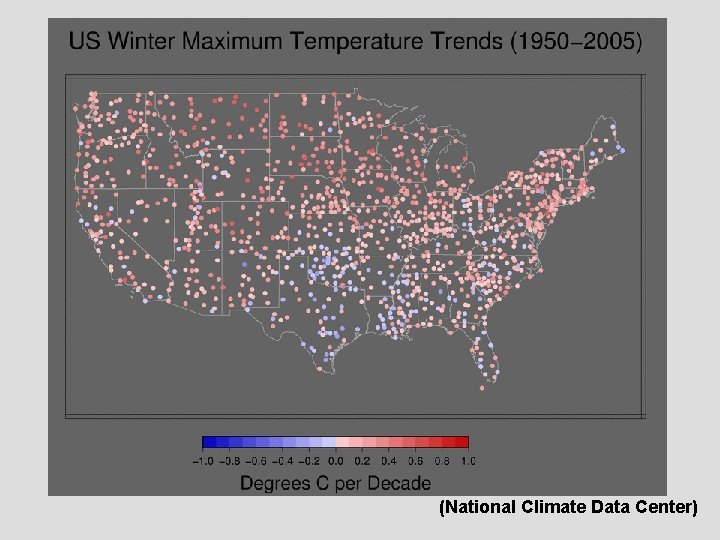 (National Climate Data Center) 