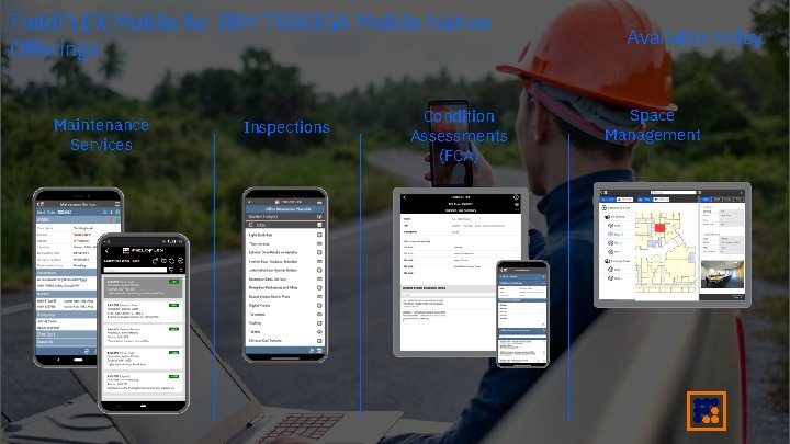 Field. FLEX Mobile for IBM TRIRIGA Mobile Native Offerings Maintenance Services Inspections Condition Assessments