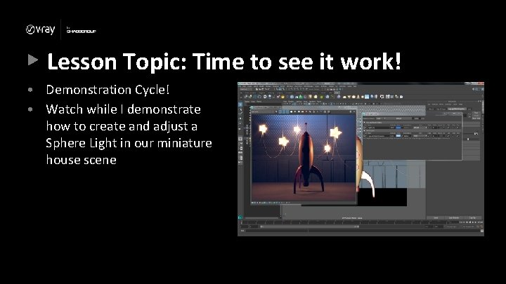 Lesson Topic: Time to see it work! • Demonstration Cycle! • Watch while I Lesson Topic: Time to see it work! • Demonstration Cycle! • Watch while I