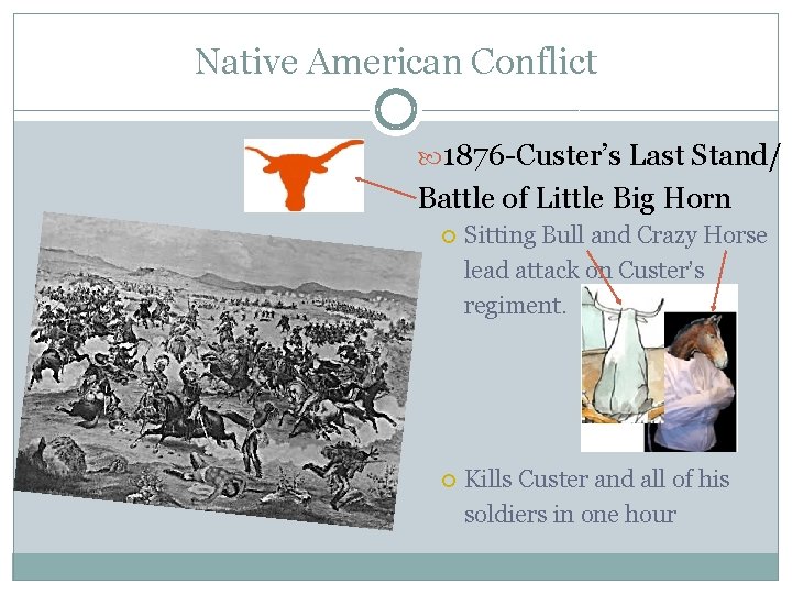 Native American Conflict 1876 -Custer’s Last Stand/ Battle of Little Big Horn Sitting Bull