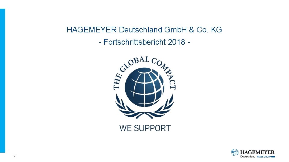 HAGEMEYER Deutschland Gmb. H & Co. KG - Fortschrittsbericht 2018 - 2 