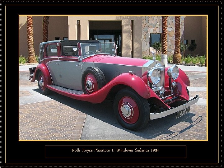 Rolls Royce Phantom II Windover Sedanca 1934 