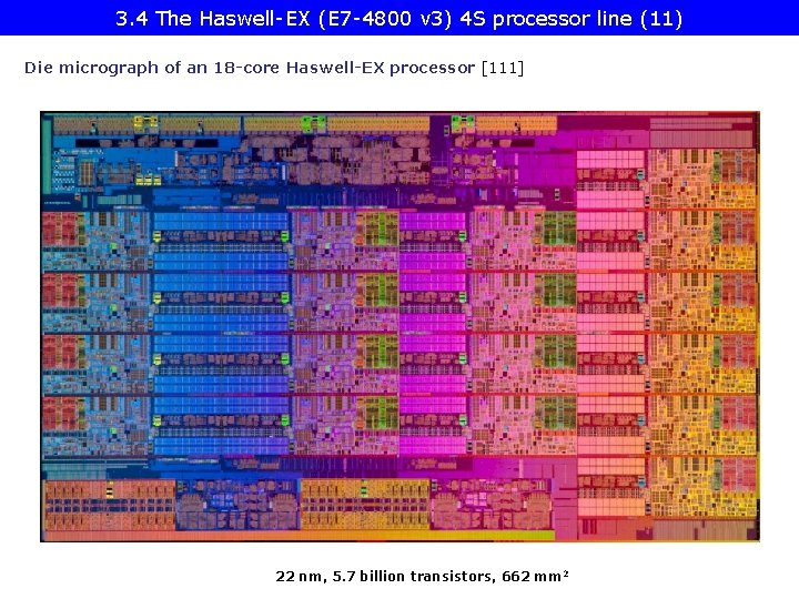3. 4 The Haswell-EX (E 7 -4800 v 3) 4 S processor line (11)