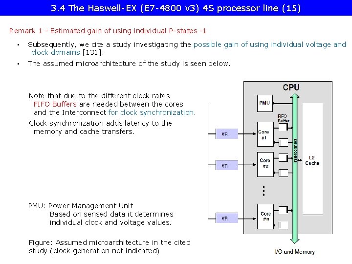 3. 4 The Haswell-EX (E 7 -4800 v 3) 4 S processor line (15)