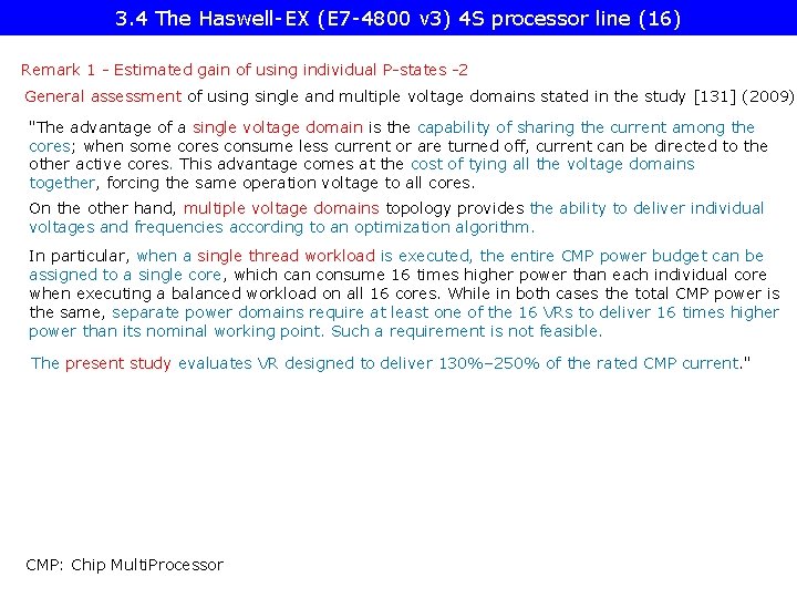 3. 4 The Haswell-EX (E 7 -4800 v 3) 4 S processor line (16)
