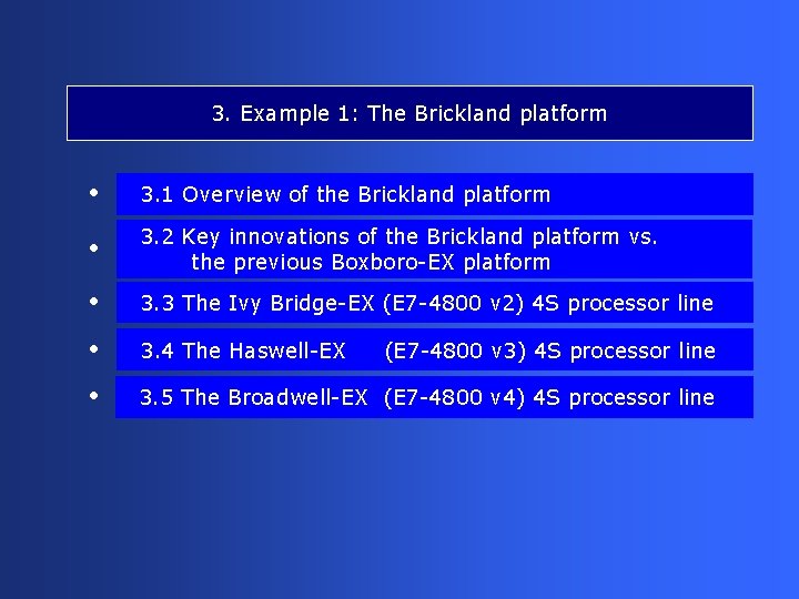 3. Example 1: The Brickland platform • 3. 1 Overview of the Brickland platform