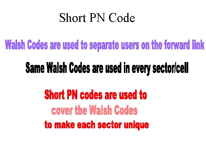 Short PN Code 