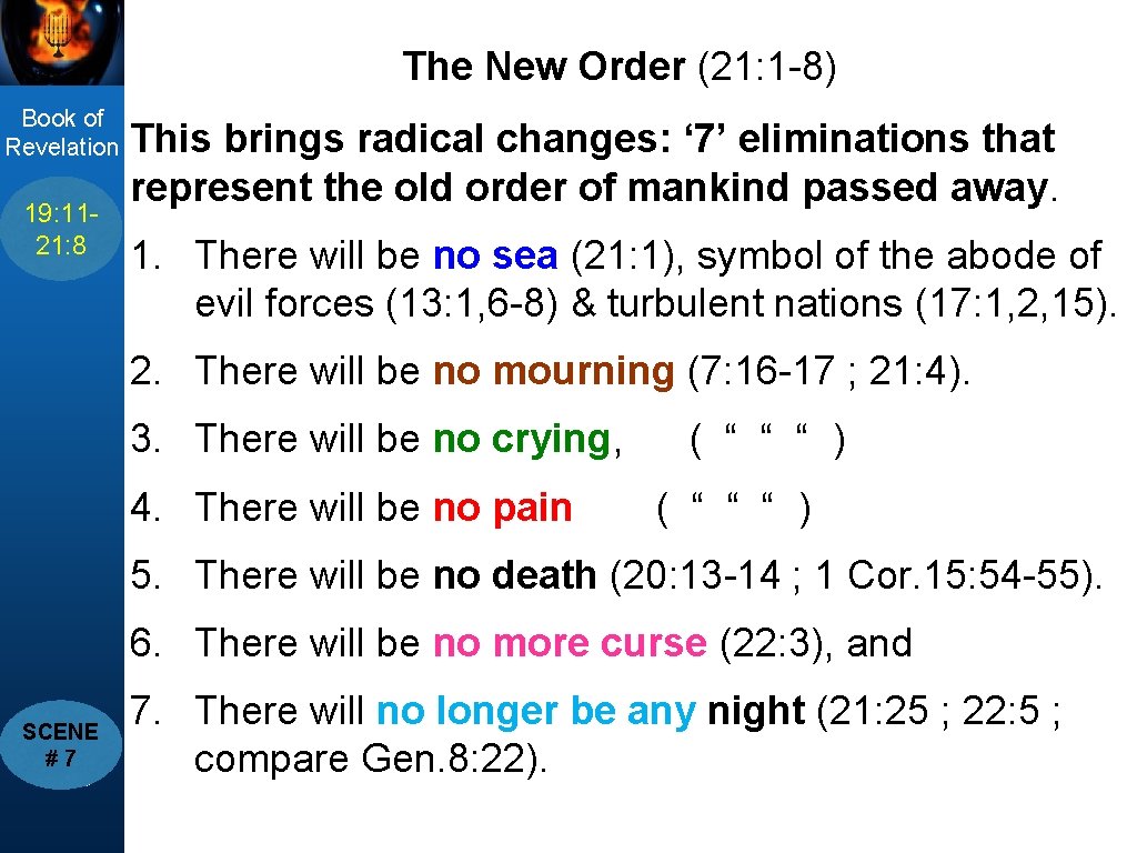 title The New Order (21: 1 -8) Book of Revelation 19: 11 Passage 21:
