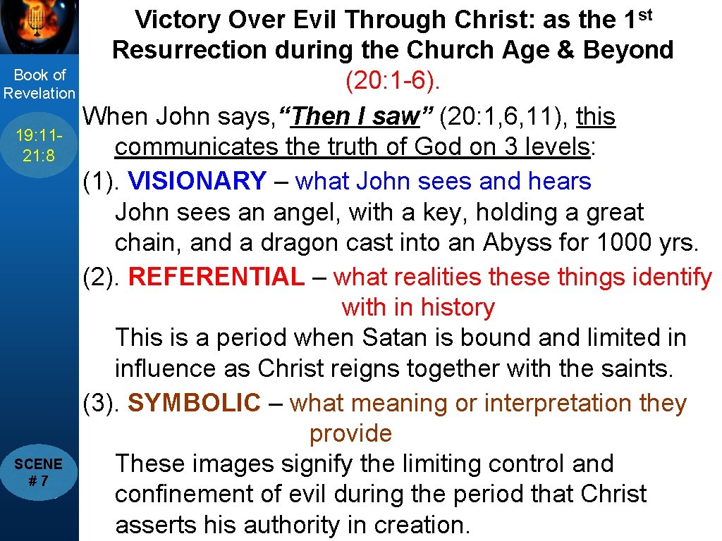 Victory Over Evil Through Christ: as the 1 st Resurrection during the Church Age