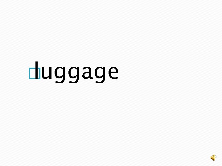 � luggage 