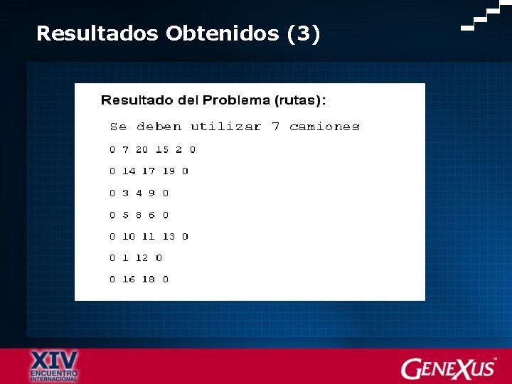 Resultados Obtenidos (3) 