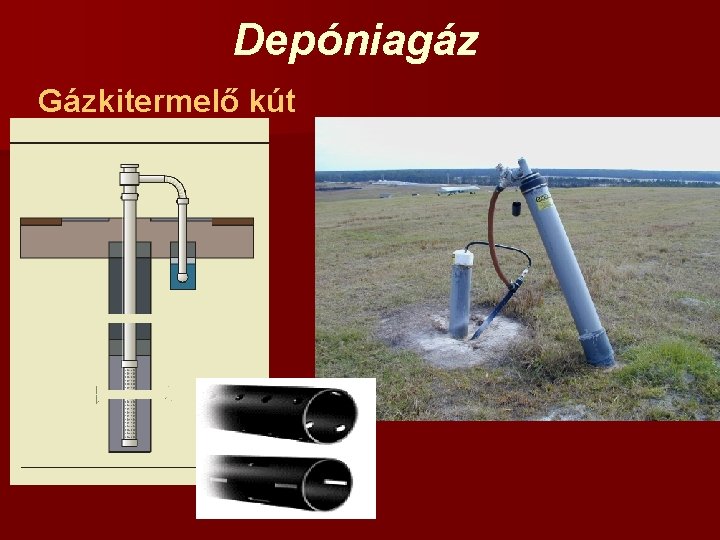 Depóniagáz Gázkitermelő kút 