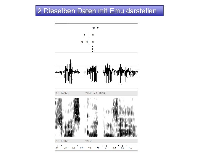 2 Dieselben Daten mit Emu darstellen 