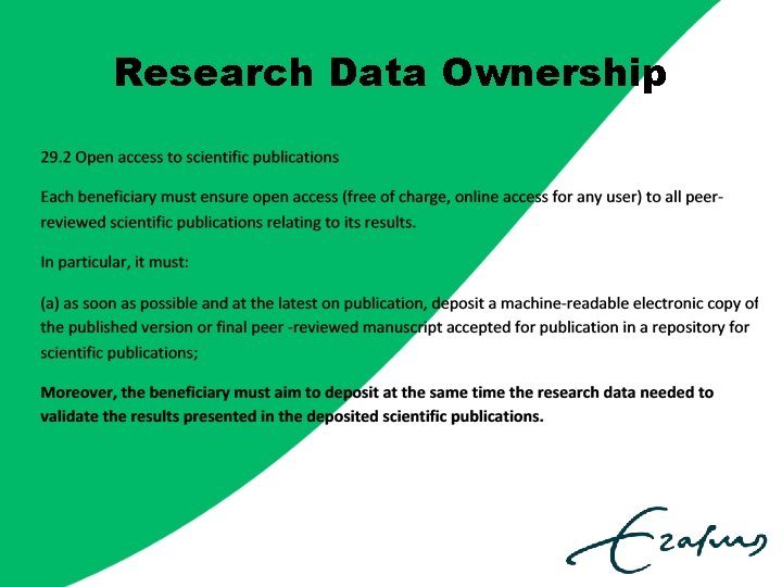 Research Data Ownership 